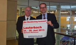 Bundestag kommt nach Lauterbach - Lammert und Brand