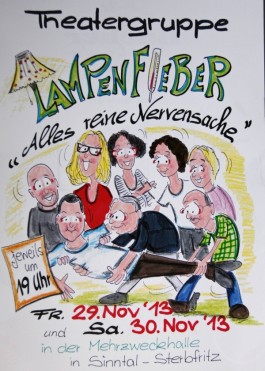 Theatergruppe Lampenfieber Plakat