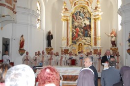 Die wiederhergestellt Klosterkirche der Franziskaner beim Weihegottesdienst. Foto: privat
