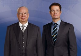 Die geschäftsführenden JUMO-Gesellschafter Bernhard (links) und Michael (rechts) Juchheim