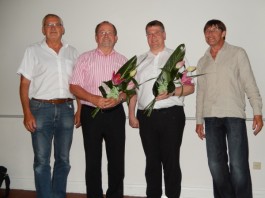 Die Vorstandsmitglieder (von links): Winfried Möller, Herbert Post, Christoph Steinert, Volker Strauch, es fehlt Lothar Mihm