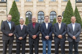 Der neue Vorstand des BPM e. V.: Sascha Breithecker, Esmail Akbari, Edgar Sigrist, Christian König, Matthias Fedke und Bernd Essen (von links)