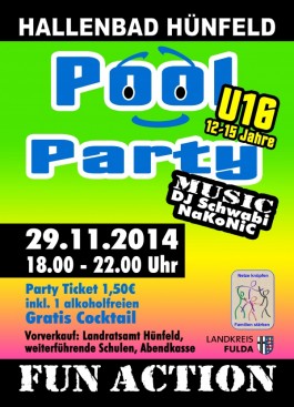 561-Plakat Pool Party